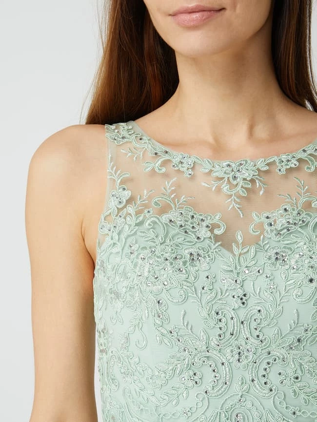 Laona Abendkleid Mit Zierborten - Mint 3 Laona Abendkleid Mit Zierborten - Mint – Bild 3