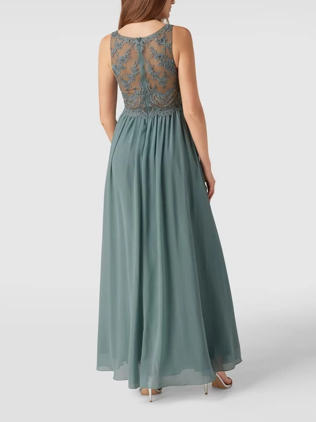Laona Abendkleid In Maxilänge Mit Strasssteinbesatz - Schilf 5 Laona Abendkleid In Maxilänge Mit Strasssteinbesatz - Schilf – Bild 5