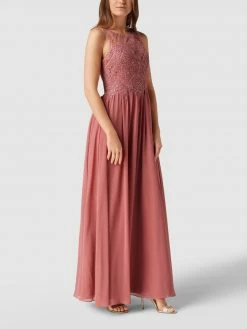 Jake*s-shop 40 Laona Abendkleid Mit Floralem Muster - Rosé
