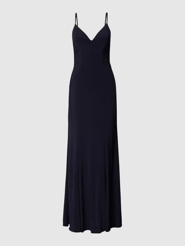 Luxuar Abendkleid Mit Zierbesatz - Dunkelblau 2 Luxuar Abendkleid Mit Zierbesatz - Dunkelblau – Bild 2