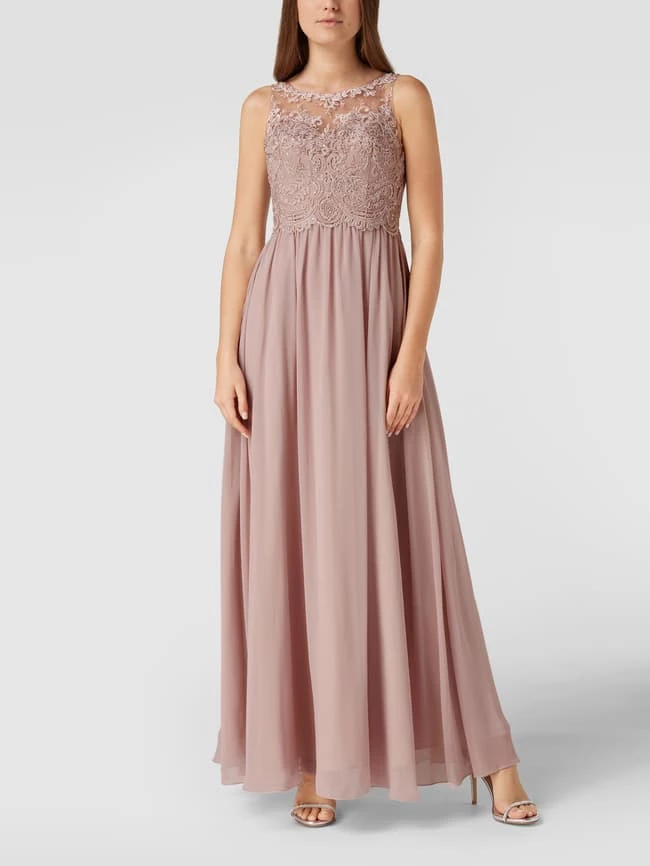 Laona Abendkleid In Maxilänge Mit Strasssteinbesatz - Rosé 4 Laona Abendkleid In Maxilänge Mit Strasssteinbesatz - Rosé – Bild 4