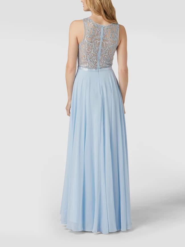 Luxuar Abendkleid Mit Zierbesatz - Hellblau 5 Luxuar Abendkleid Mit Zierbesatz - Hellblau – Bild 5