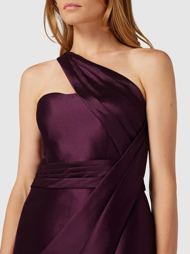 Vera Wang Bride Abendkleid Mit One-Shoulder-Träger Modell 'Daphne' - Dunkelrot 3 Vera Wang Bride Abendkleid Mit One-Shoulder-Träger Modell 'Daphne' - Dunkelrot – Bild 3