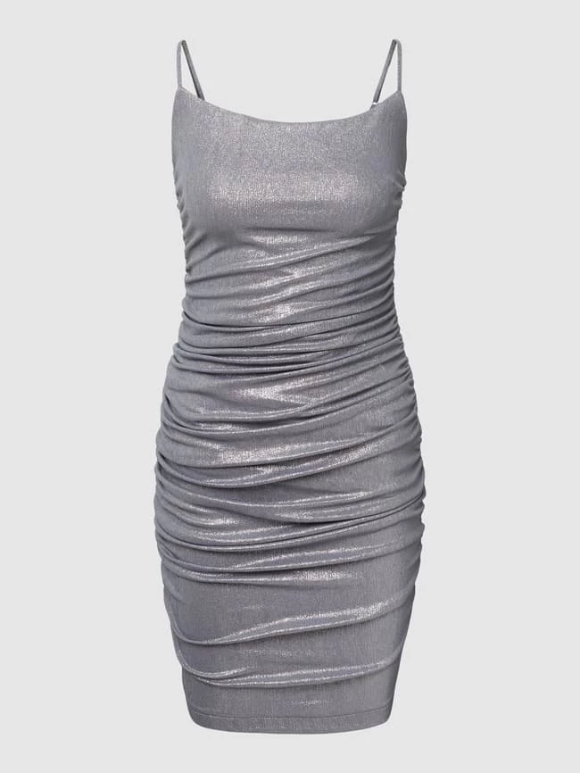 Paradi Cocktailkleid Mit U-Ausschnitt - Silber 2 Paradi Cocktailkleid Mit U-Ausschnitt - Silber – Bild 2