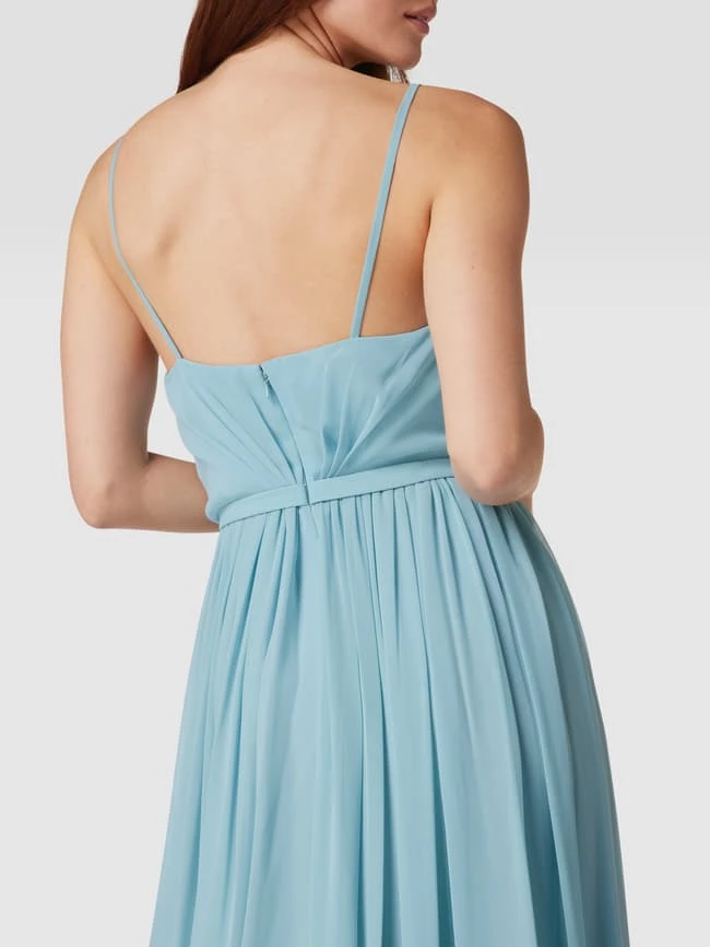 Vera Wang Bride Abendkleid Mit V-Ausschnitt Modell 'Joelle' - Hellblau 3 Vera Wang Bride Abendkleid Mit V-Ausschnitt Modell 'Joelle' - Hellblau – Bild 3