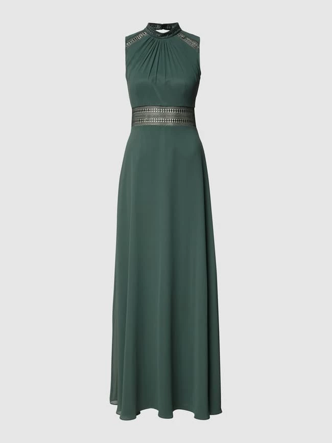 V.M. Abendkleid Mit Häkelspitze - Grün 2 V.M. Abendkleid Mit Häkelspitze - Grün – Bild 2