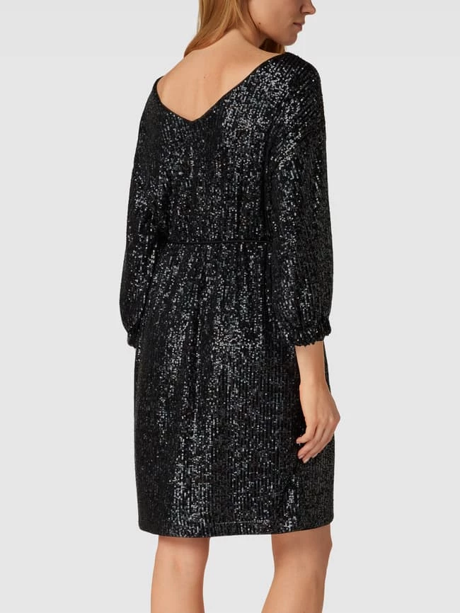 S.Oliver BLACK LABEL Minikleid Mit Paillettenbesatz - Schwarz 5 S.Oliver BLACK LABEL Minikleid Mit Paillettenbesatz - Schwarz – Bild 5