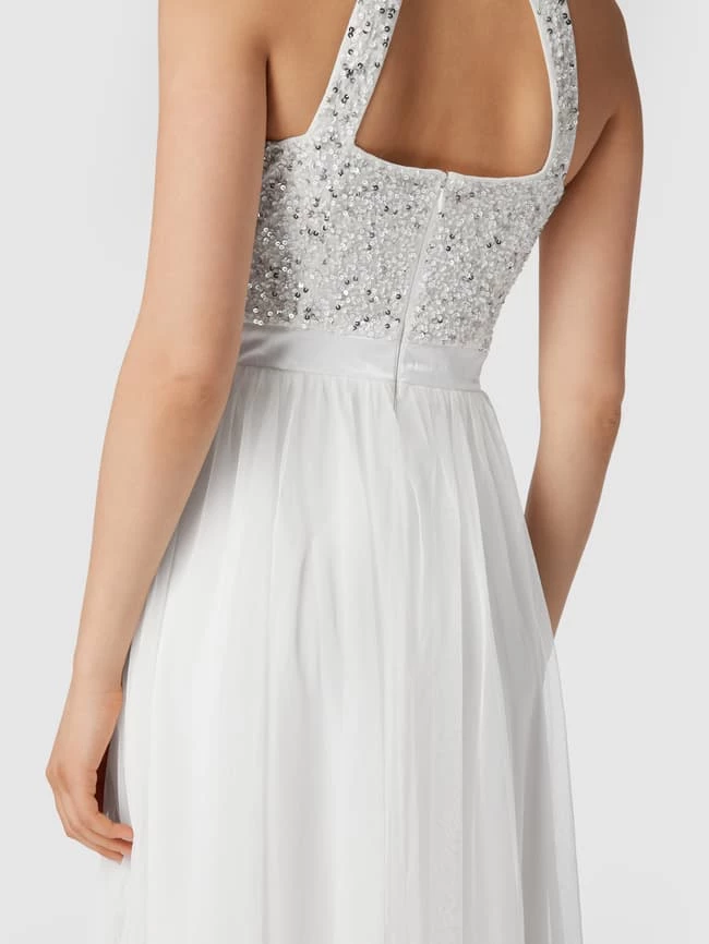 LACE & BEADS Cocktailkleid Mit Paillettenbesatz - Weiß 6 LACE & BEADS Cocktailkleid Mit Paillettenbesatz - Weiß – Bild 6