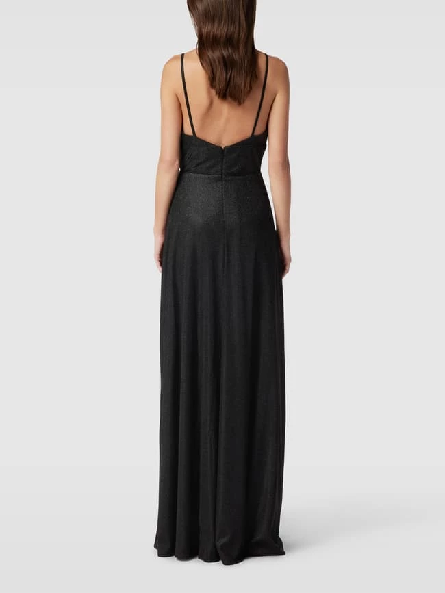 Unique Abendkleid Mit Breitem Taillenpasse - Schwarz 5 Unique Abendkleid Mit Breitem Taillenpasse - Schwarz – Bild 5
