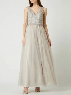 Mascara Abendkleid Aus Tüll - Sand