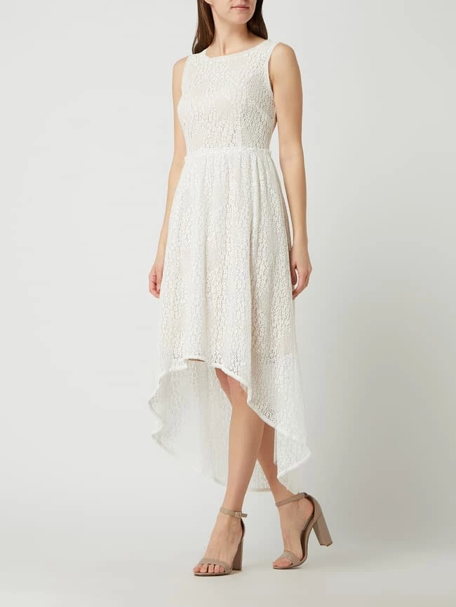 Apart Glamour Cocktailkleid Aus Floraler Spitze - Offwhite 1 Apart Glamour Cocktailkleid Aus Floraler Spitze - Offwhite