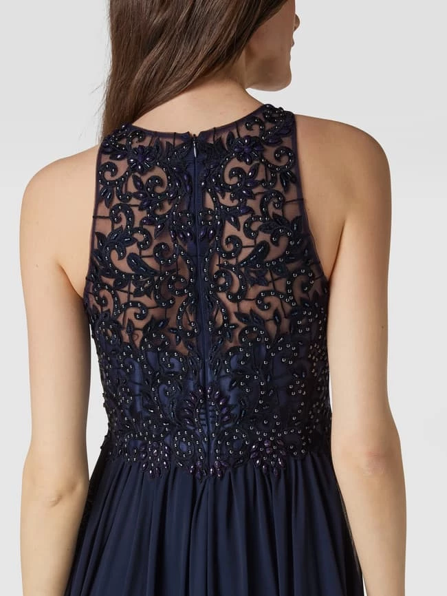Laona Abendkleid Mit Strassteinen - Dunkelblau 3 Laona Abendkleid Mit Strassteinen - Dunkelblau – Bild 3