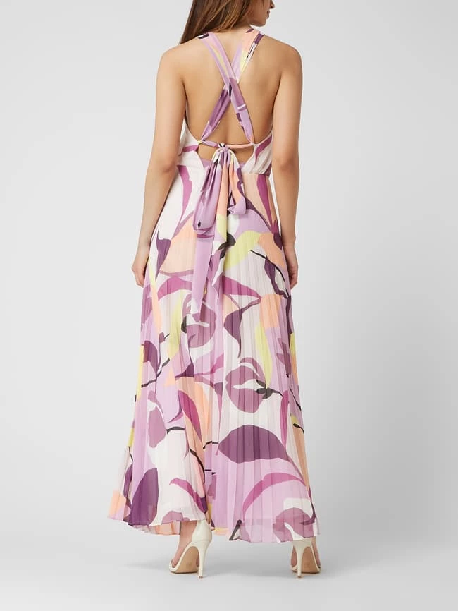 Esprit Collection Abendkleid Mit Floralem Muster - Violett 4 Esprit Collection Abendkleid Mit Floralem Muster - Violett – Bild 4