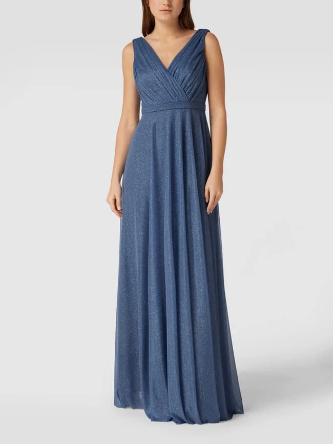 TROYDEN COLLECTION Abendkleid Mit Schimmernder Optik - Bleu 4 TROYDEN COLLECTION Abendkleid Mit Schimmernder Optik - Bleu – Bild 4