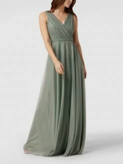 TROYDEN COLLECTION Abendkleid Mit Schimmernder Optik - Mint