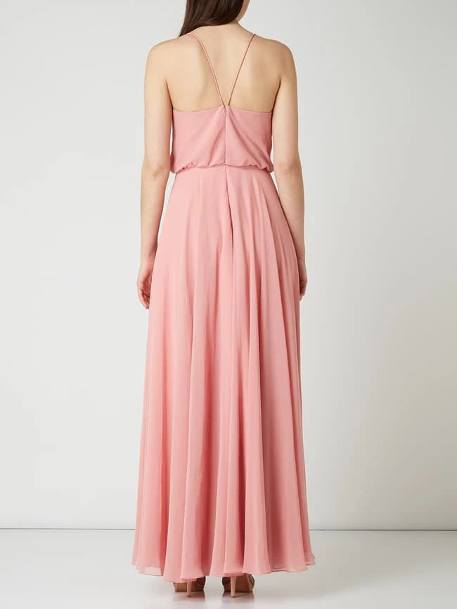 Laona Abendkleid Aus Chiffon Mit Spaghettiträgern - Rosé 4 Laona Abendkleid Aus Chiffon Mit Spaghettiträgern - Rosé – Bild 4