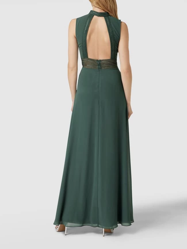 V.M. Abendkleid Mit Häkelspitze - Grün 5 V.M. Abendkleid Mit Häkelspitze - Grün – Bild 5