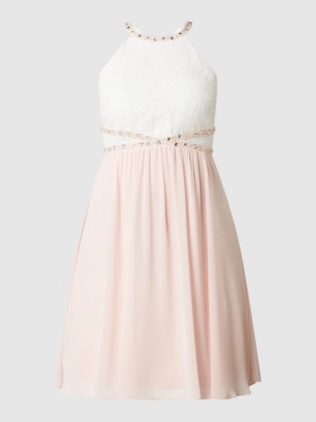 Jake*s Cocktail Cocktailkleid Aus Spitze Und Chiffon - Rosa 2 Jake*s Cocktail Cocktailkleid Aus Spitze Und Chiffon - Rosa – Bild 2