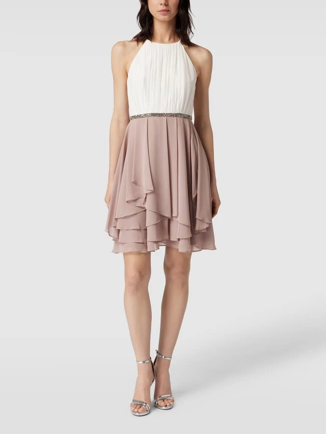 Jake*s Cocktail Cocktailkleid Mit Plisseefalten - Mauve 1 Jake*s Cocktail Cocktailkleid Mit Plisseefalten - Mauve