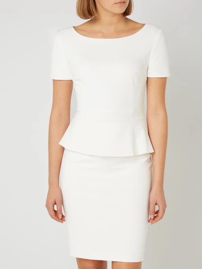 Paradi Kleid Mit Schößchen - Ecru 4 Paradi Kleid Mit Schößchen - Ecru – Bild 4