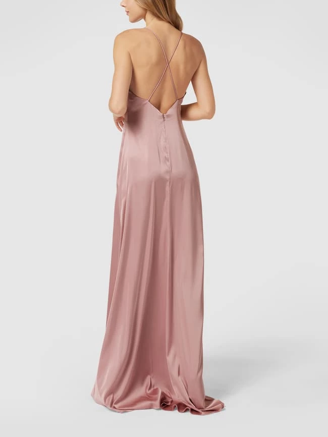 Unique Abendkleid Mit Stola - Rosé 5 Unique Abendkleid Mit Stola - Rosé – Bild 5