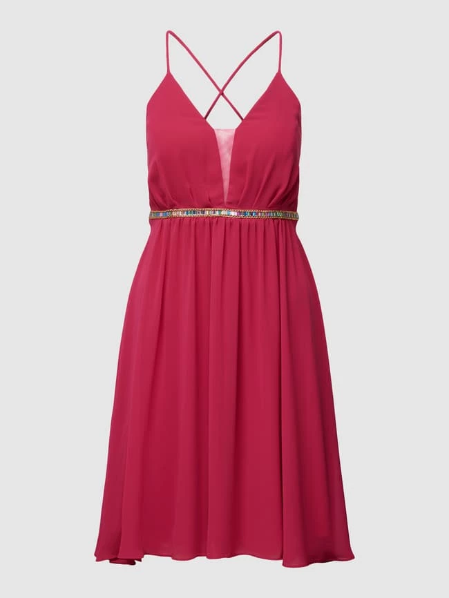 Jake*s Cocktail Cocktailkleid Mit Ziersteinbesatz - Pink Meliert 2 Jake*s Cocktail Cocktailkleid Mit Ziersteinbesatz - Pink Meliert – Bild 2