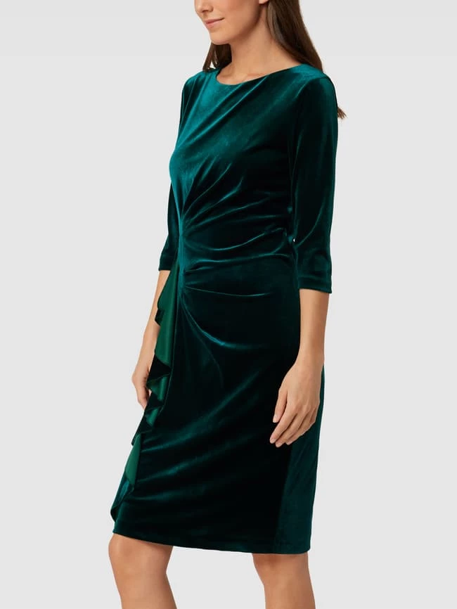Paradi Cocktailkleid In Wickel-Optik - Dunkelgrün 4 Paradi Cocktailkleid In Wickel-Optik - Dunkelgrün – Bild 4