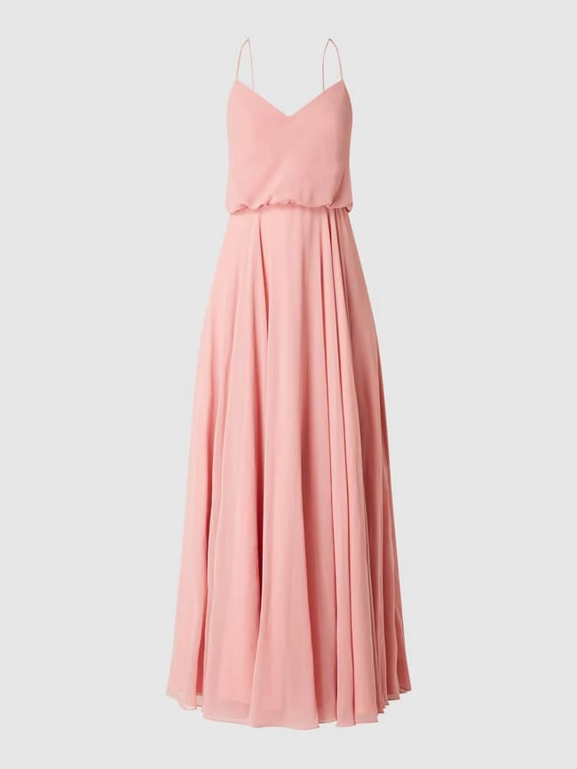 Laona Abendkleid Aus Chiffon Mit Spaghettiträgern - Rosé 2 Laona Abendkleid Aus Chiffon Mit Spaghettiträgern - Rosé – Bild 2