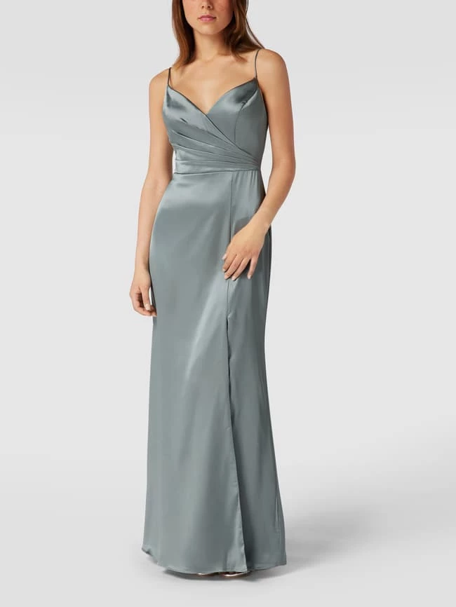 Laona Abendkleid Mit Herz-Ausschnitt - Schilf 1 Laona Abendkleid Mit Herz-Ausschnitt - Schilf