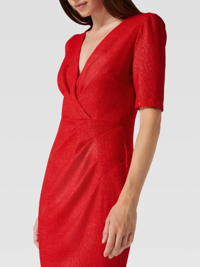 Paradi Knielanges Cocktailkleid In Schimmernder Optik - Rot 3 Paradi Knielanges Cocktailkleid In Schimmernder Optik - Rot – Bild 3