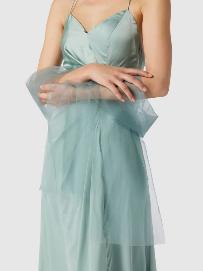 Unique Abendkleid Mit Stola - Mint 3 Unique Abendkleid Mit Stola - Mint – Bild 3