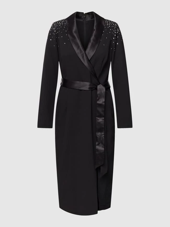 Adrianna Papell Cocktailkleid Mit Zierbesatz - Schwarz 2 Adrianna Papell Cocktailkleid Mit Zierbesatz - Schwarz – Bild 2