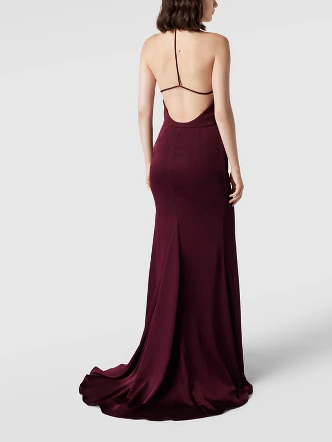 Vera Wang Bride Abendkleid Mit Neckholder Modell 'Oceane' - Dunkelrot 5 Vera Wang Bride Abendkleid Mit Neckholder Modell 'Oceane' - Dunkelrot – Bild 5