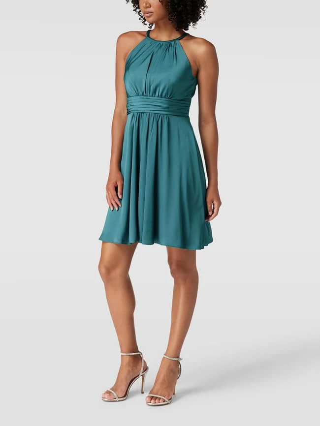 Jake*s Cocktail Cocktailkleid Mit Amerikanischem Ausschnitt - Smaragdgrün Meliert 1 Jake*s Cocktail Cocktailkleid Mit Amerikanischem Ausschnitt - Smaragdgrün Meliert