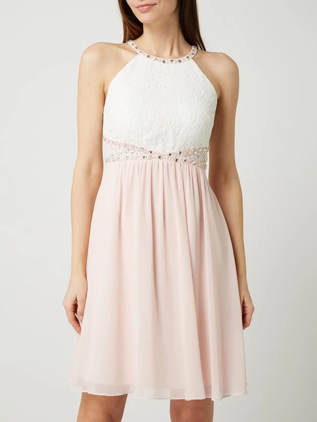 Jake*s Cocktail Cocktailkleid Aus Spitze Und Chiffon - Rosa 4 Jake*s Cocktail Cocktailkleid Aus Spitze Und Chiffon - Rosa – Bild 4