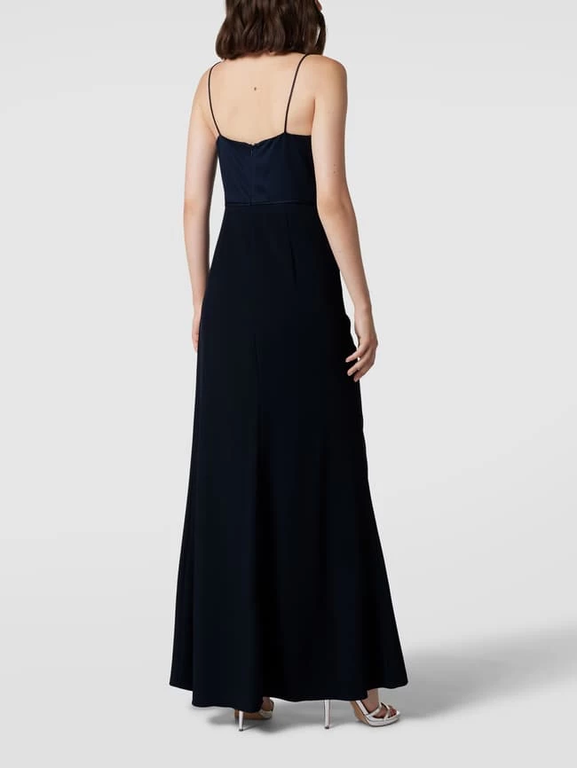 Adrianna Papell Abendkleid Mit Wasserfall-Ausschnitt - Dunkelblau 5 Adrianna Papell Abendkleid Mit Wasserfall-Ausschnitt - Dunkelblau – Bild 5