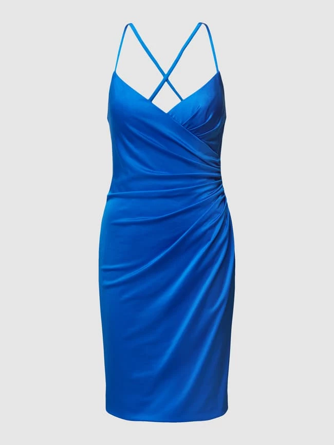 Luxuar Cocktailkleid In Wickel-Optik - Royalblau 2 Luxuar Cocktailkleid In Wickel-Optik - Royalblau – Bild 2