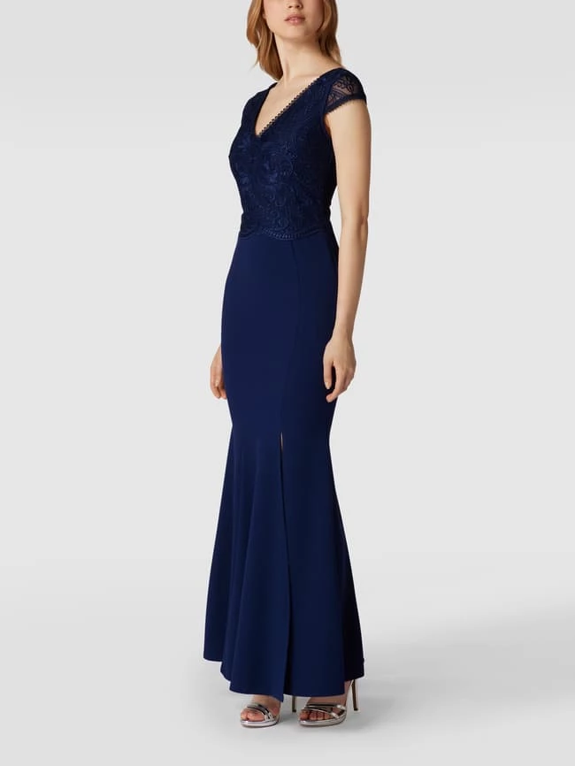 Lipsy Abendkleid Mit Herz-Ausschnitt - Dunkelblau 4 Lipsy Abendkleid Mit Herz-Ausschnitt - Dunkelblau – Bild 4