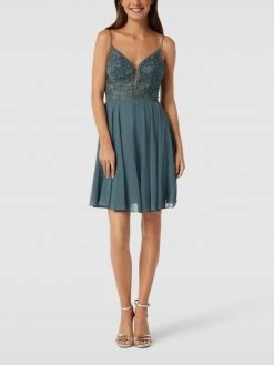 Laona Cocktailkleid Mit Ziersteinbesatz - Grün