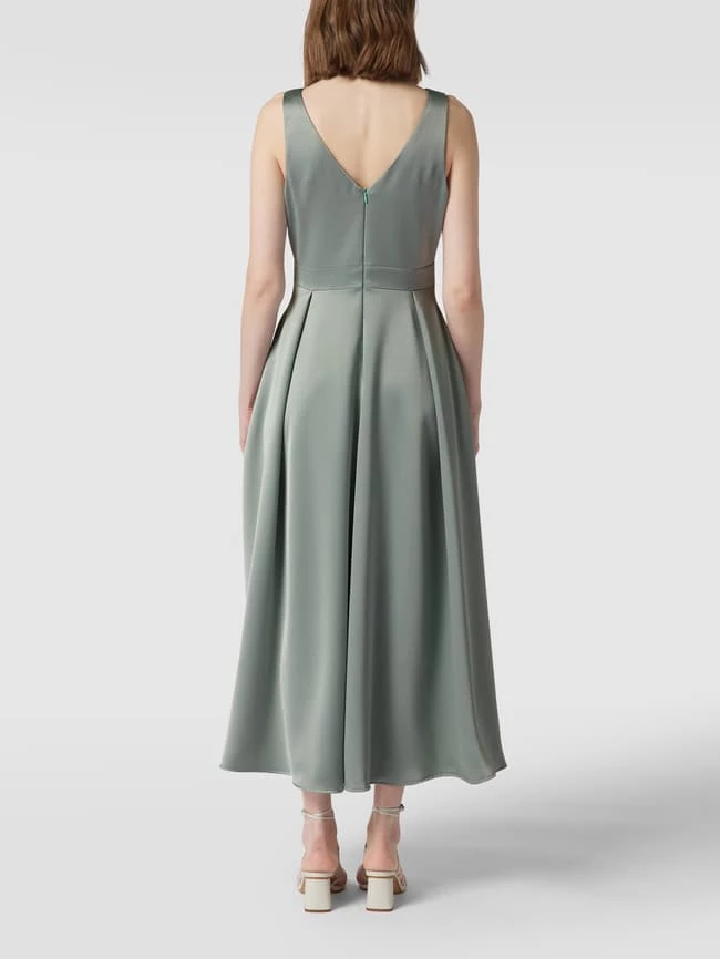 Paradi Abendkleid Mit V-Ausschnitt - Schilf 5 Paradi Abendkleid Mit V-Ausschnitt - Schilf – Bild 5