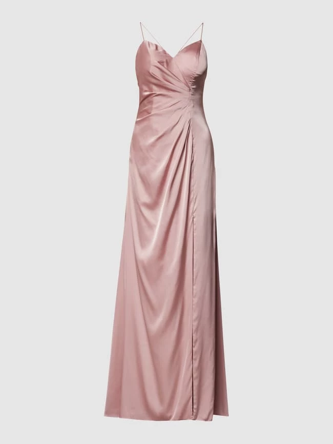 Unique Abendkleid Mit Stola - Rosé 2 Unique Abendkleid Mit Stola - Rosé – Bild 2