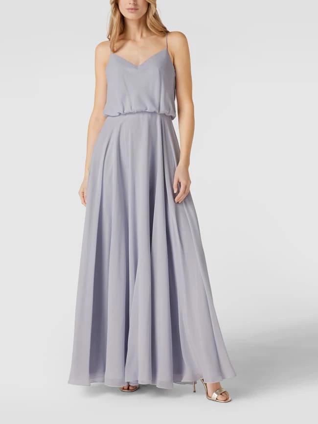 Laona Abendkleid Mit Spaghettiträgern - Hellblau 4 Laona Abendkleid Mit Spaghettiträgern - Hellblau – Bild 4