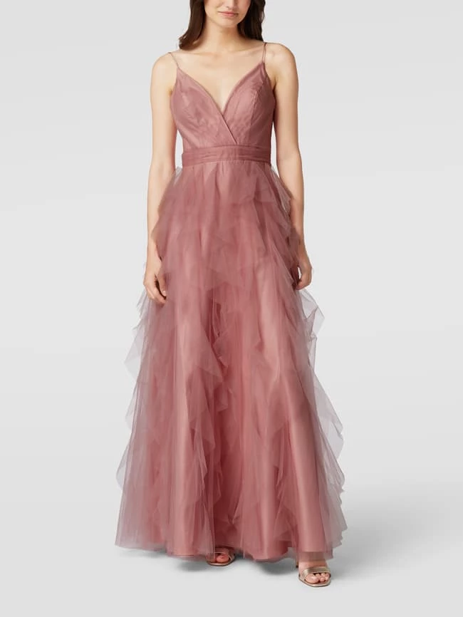 Laona Abendkleid In Maxilänge Mit Herzausschnitt - Altrosa 4 Laona Abendkleid In Maxilänge Mit Herzausschnitt - Altrosa – Bild 4