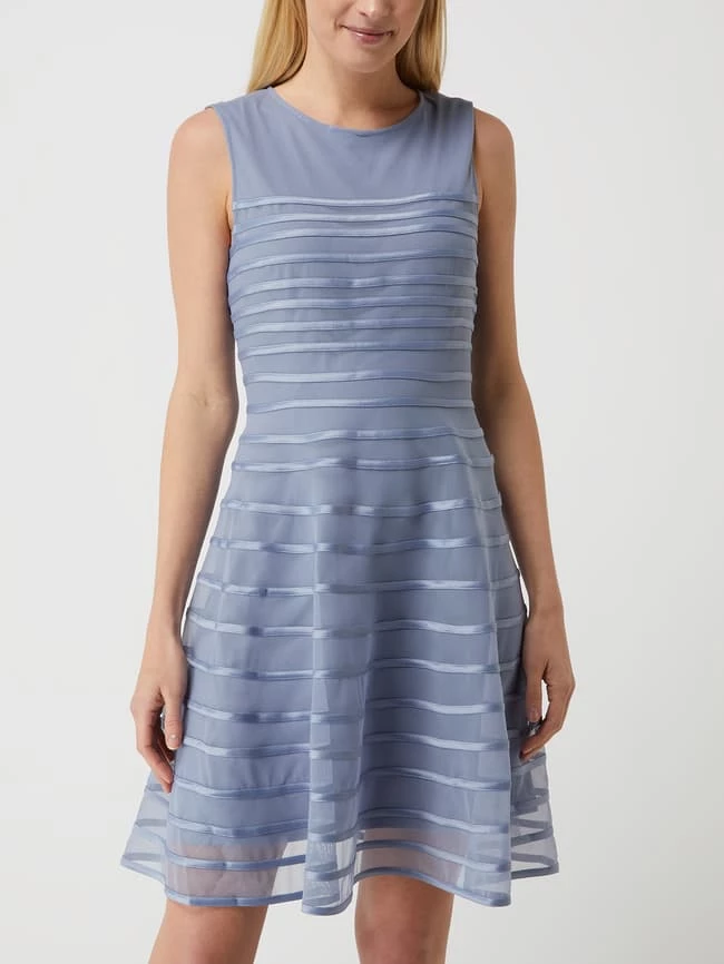 Jake*s Cocktail Cocktailkleid Mit Zierstreifen - Blau 4 Jake*s Cocktail Cocktailkleid Mit Zierstreifen - Blau – Bild 4