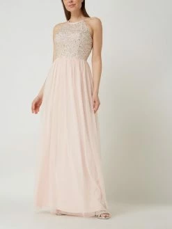 Jake*s Cocktail Abendkleid Mit Pailletten - Hellrosa