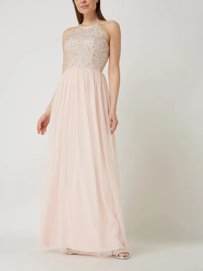 Jake*s Cocktail Abendkleid Mit Pailletten - Hellrosa 1 Jake*s Cocktail Abendkleid Mit Pailletten - Hellrosa