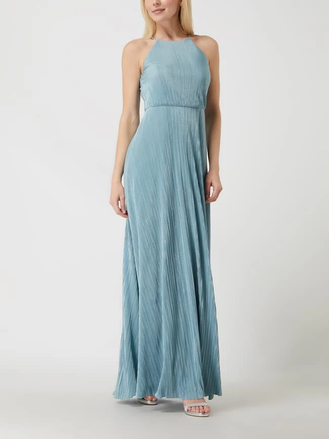 Jake*s Cocktail Abendkleid Mit Crinkle-Effekt - Schilf 1 Jake*s Cocktail Abendkleid Mit Crinkle-Effekt - Schilf