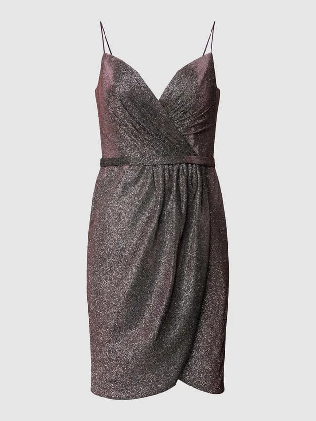 Luxuar Cocktailkleid In Schimmerndem Design - Kirschrot 2 Luxuar Cocktailkleid In Schimmerndem Design - Kirschrot – Bild 2