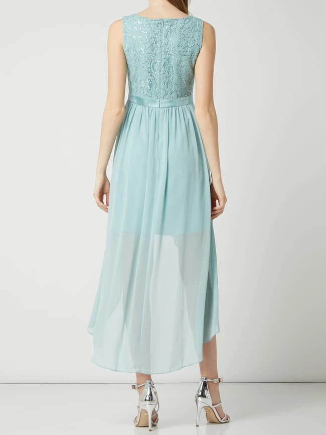 Jake*s Cocktail Vokuhila Cocktailkleid Mit Pailletten-Besatz - Mint 4 Jake*s Cocktail Vokuhila Cocktailkleid Mit Pailletten-Besatz - Mint – Bild 4