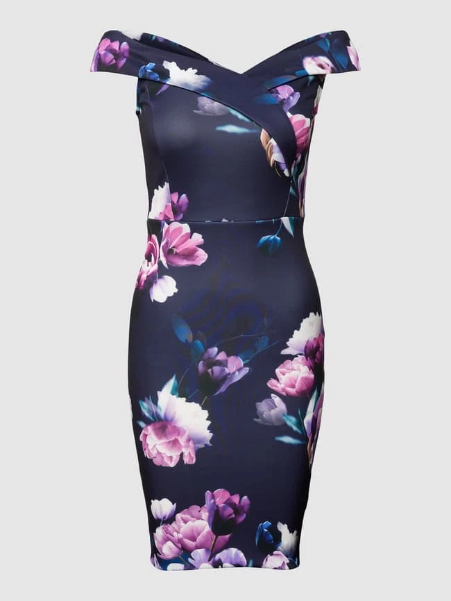 Lipsy Cocktailkleid Mit Gehschlitz - Marineblau 2 Lipsy Cocktailkleid Mit Gehschlitz - Marineblau – Bild 2